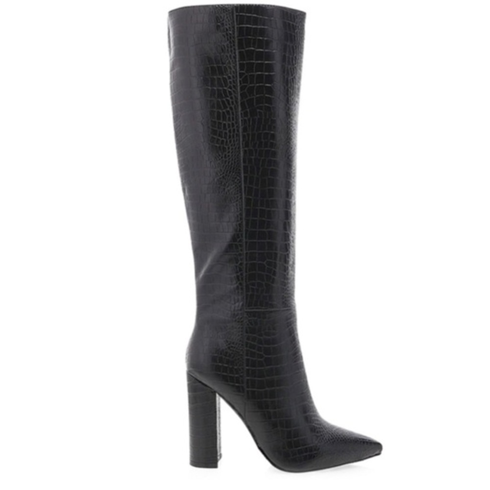 BILLINI MILLA BOOT IN BLACK CROC​​​
